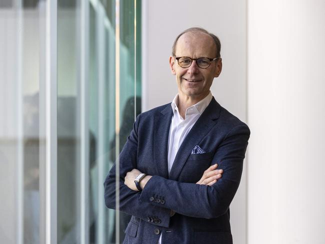 Shayne Elliott, CEO of ANZ, was the main speaker at the QUT Business Leaders Forum event at the Hilton Hotel.