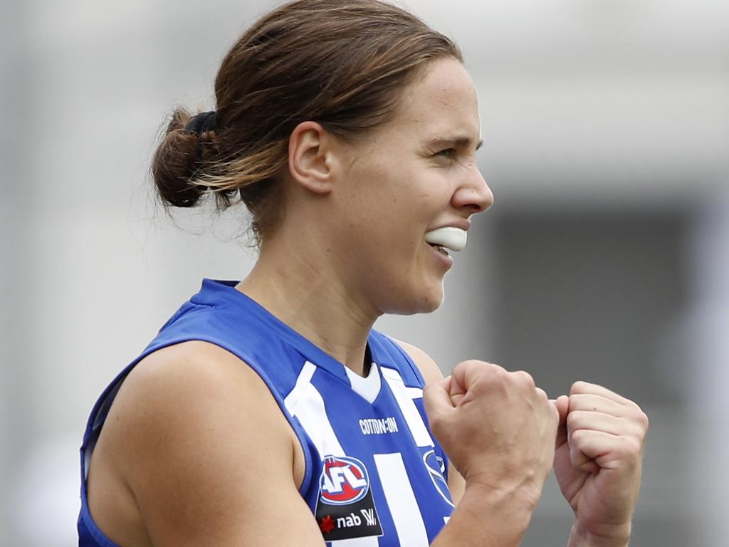 Has there been a better player over the past two seasons than Jasmine Garner? Picture: AFL Photos/Getty Images