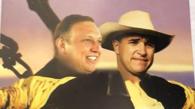 Our vote for best campaign pamphlet was a clever photoshop depicting Robbie Katter being embraced by Steven Miles - Jack and Rose style - on the front of the Titanic.