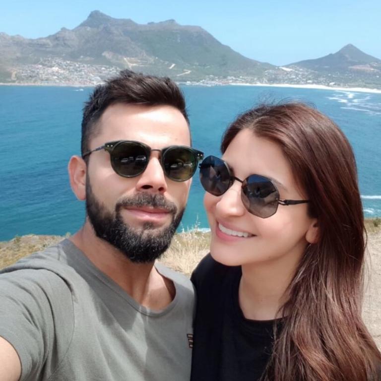 Indian cricketer Virat Kohli and his Bollywood actress wife Anushka Sharma. Picture: Instagram