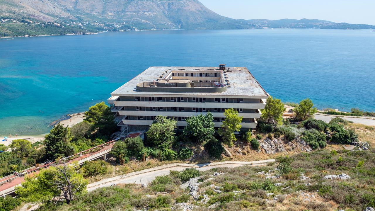 Hotel Pelegrin, located in Croatia, has been abandoned for over two decades. Picture: Alamy
