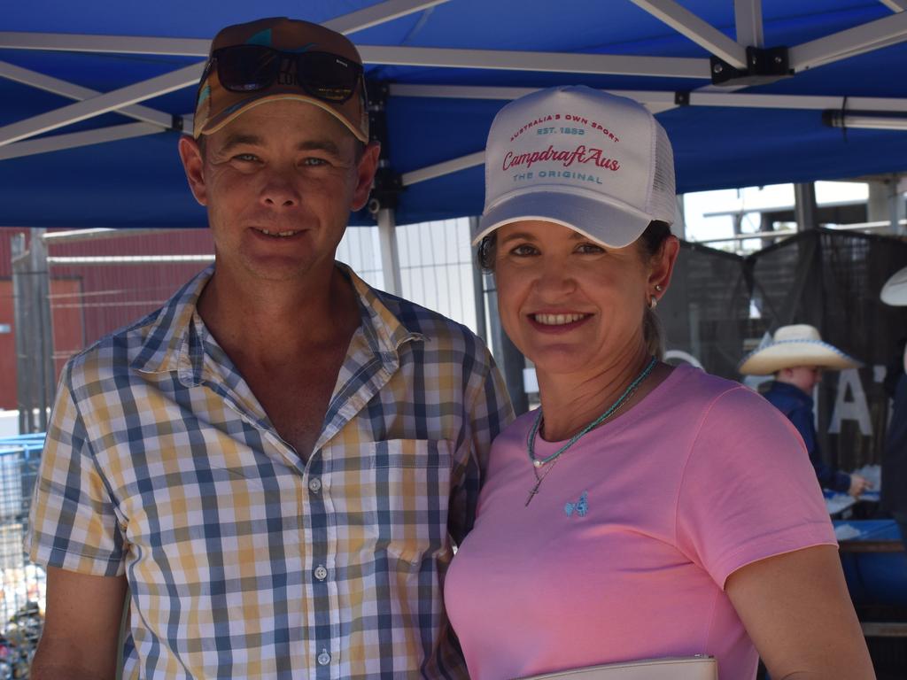 Roma's Luke Reilly and Kes Hewitt at the APRA National Finals Rodeo at CQLX Gracemere on November 9, 2024.