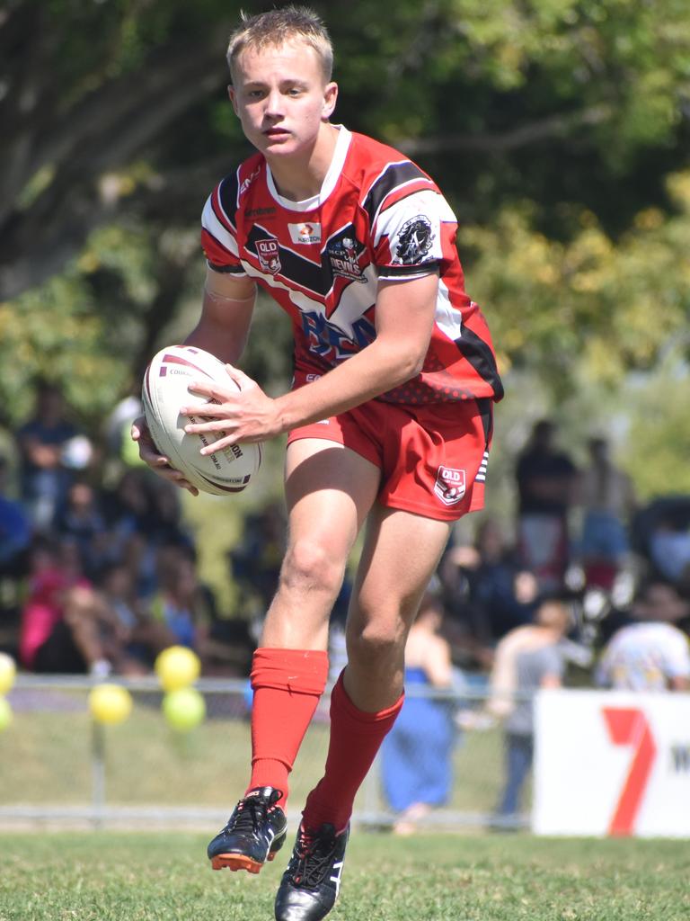 Hayden Blackburn in the Carltons v Wanderers U16s RLMD Grand Final at JRL Field 5, September 4, 2021. Picture: Matthew Forrest