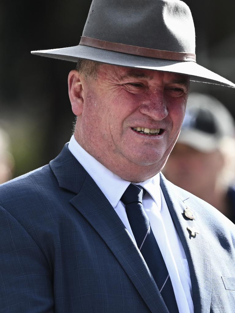 Barnaby Joyce threatened to have the dogs put down if Depp and Heard didn’t ‘bugger off’ back overseas at the time. Picture: NCA NewsWire / Martin Ollman