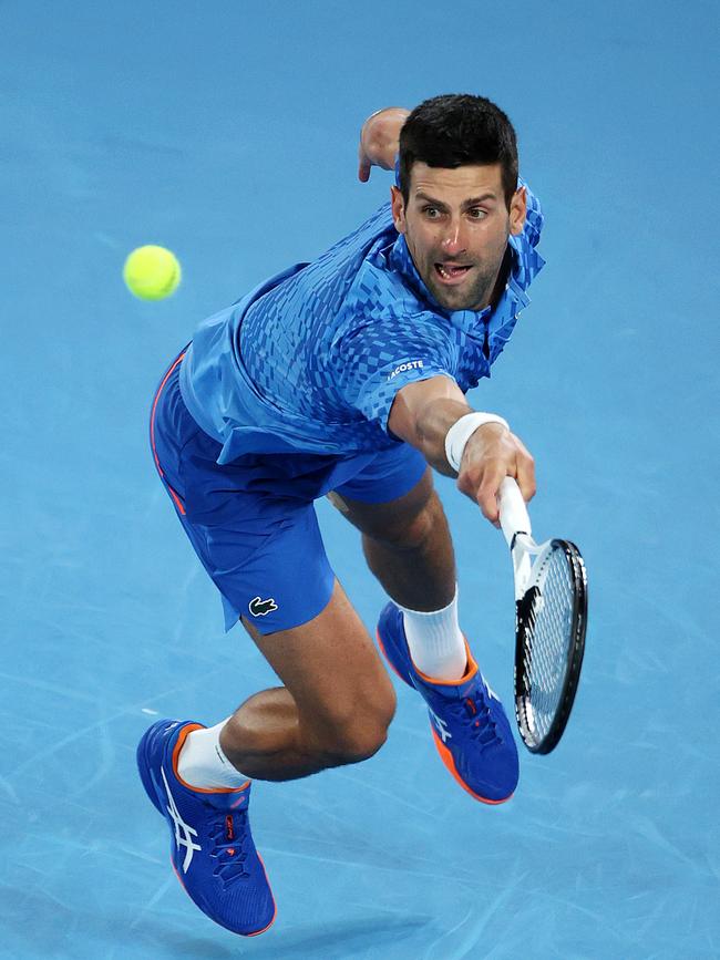 Ten-time Australian Open champion Novak Djokovic will host the January 11 charity match. Picture: Mark Stewart