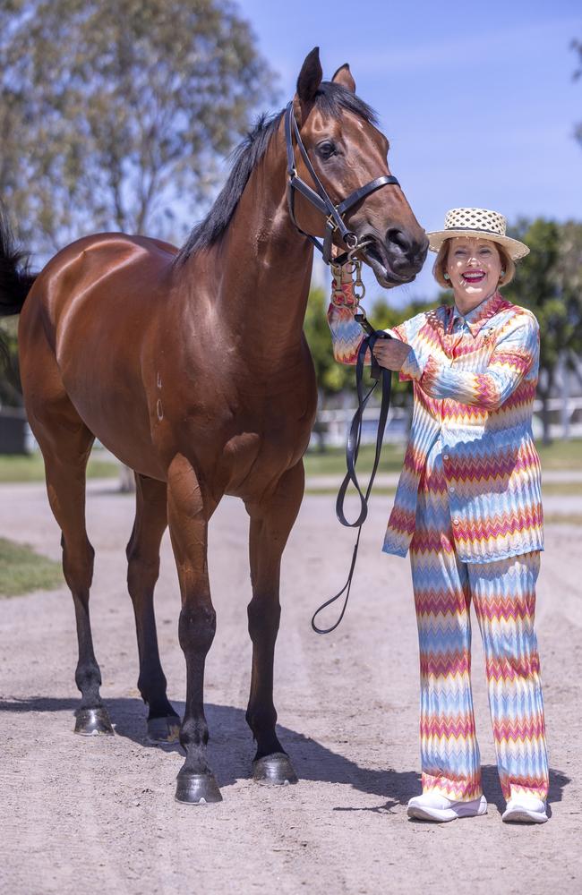 Just Fine presents as the ‘people’s horse’ in the 2024 Melbourne Cup. Picture: Alex Coppel