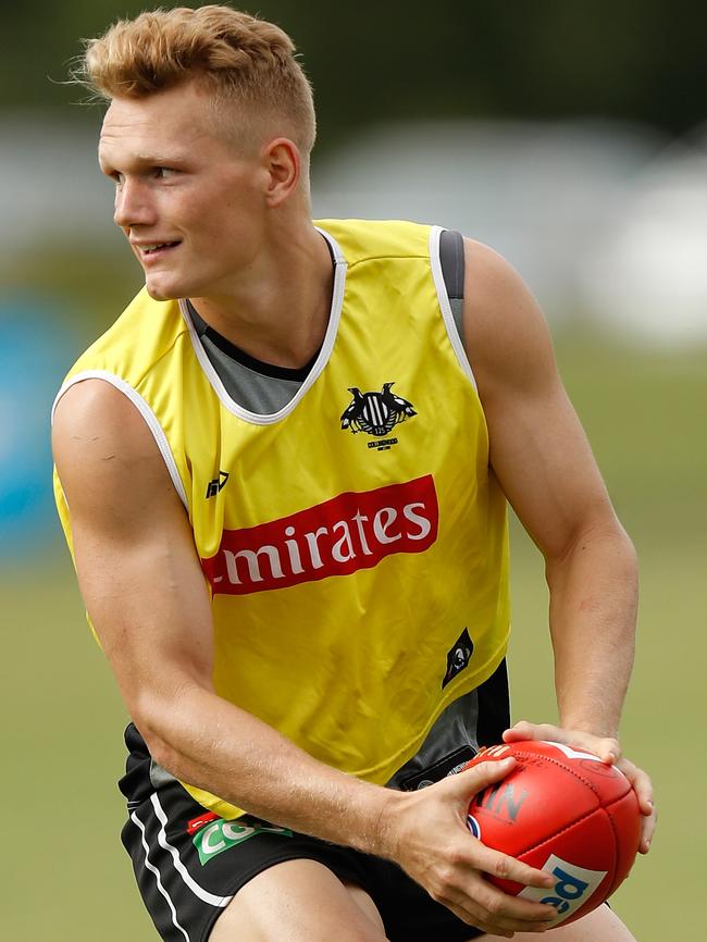 Adam Trealoar was a beast in his first season with Collingwood.