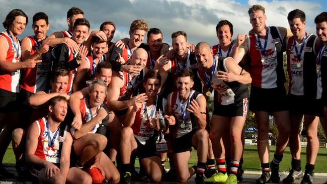 Nagambie won last year’s Kyabram District Football League premiership. Picture: Bailey Opie.