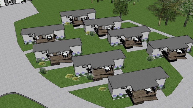 Artist impression of the houses. Picture – contributed.