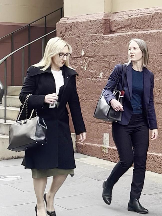 Amy Brown arrives before speaking to the inquiry at NSW Parliament House. Picture: Supplied