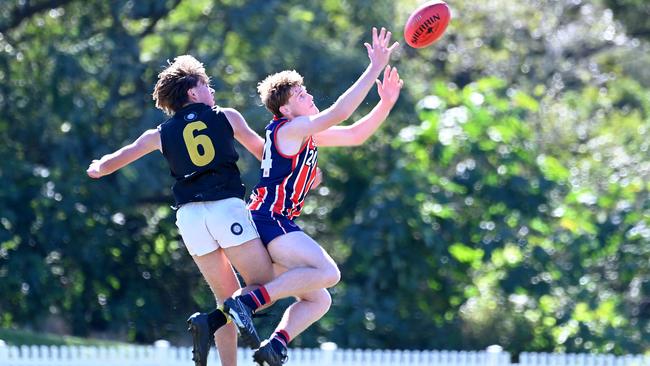 QAFL colts Australian football between Wilston Grange and Labrador Saturday June 8, 2024. Picture, John Gass