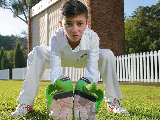 Mosman Cricket Club's Luke Easton. Picture: Adam Ward