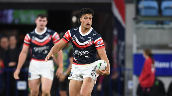 Joseph-Aukuso Suaalii is leaving the game at the end of the season, but has proven himself as an immense talent. Picture: NRL Photos