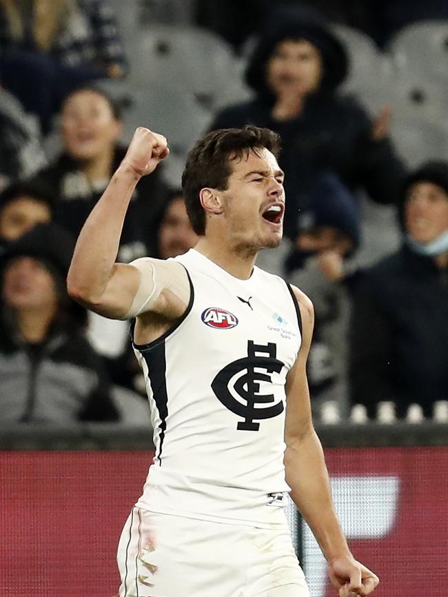 And Jack Silvagni saw it enter a third generation. Picture: Darrian Traynor/Getty Images