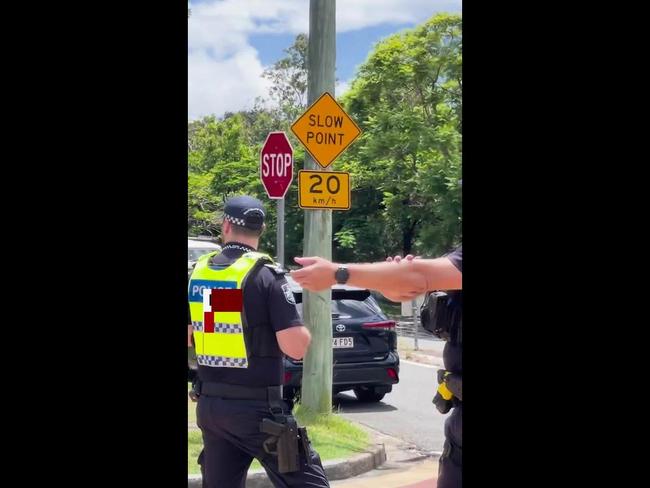 Cop shot on inner-Brisbane street