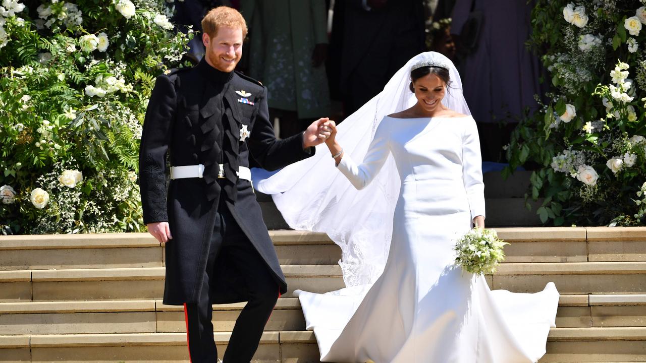 (Harry and Meghan on their wedding day. Picture: Ben STANSALL / AFP