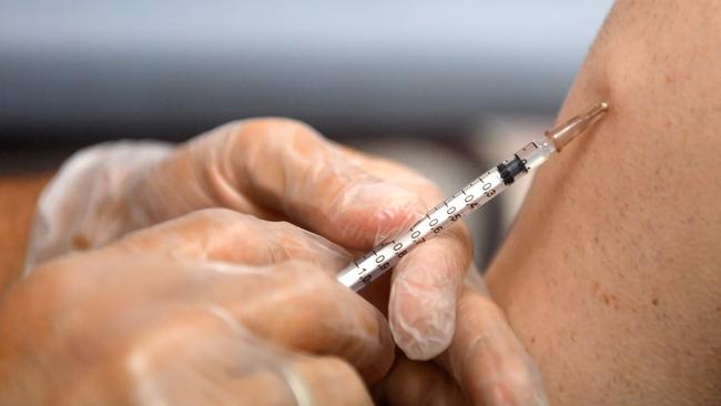 The NT CDC recommend high-risk Territorians receive an mpox vaccination. (Photo by FRANCOIS LO PRESTI / AFP)