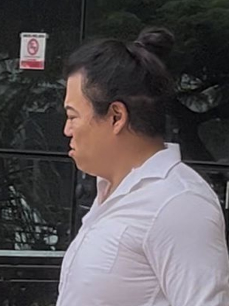 Augusto Eidi Ito, 43, leaving Southport Courthouse on April 24, 2025. Picture: Emily Walker