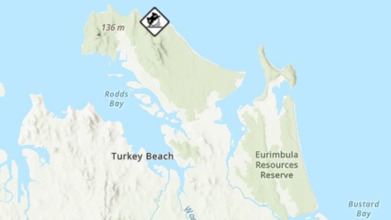 Emergency services have responded to reports of a single-vehicle rollover on a beach at Eurimbula on July 15, 2023. Picture: QFES active incidents dashboard