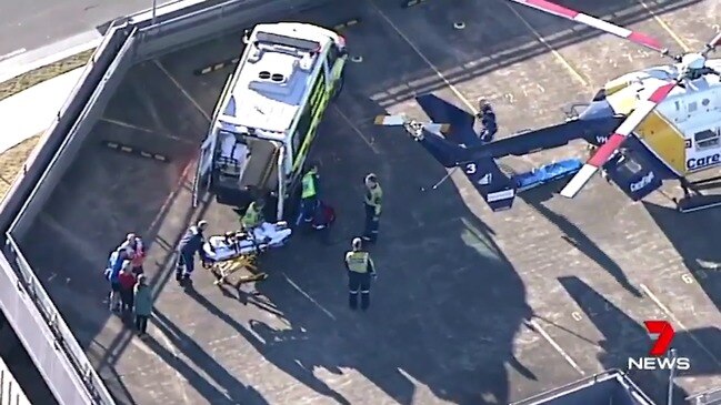 Teenage girl hit by a vehicle on Forest Way Road on Sydney's Northern Beaches (7 News)