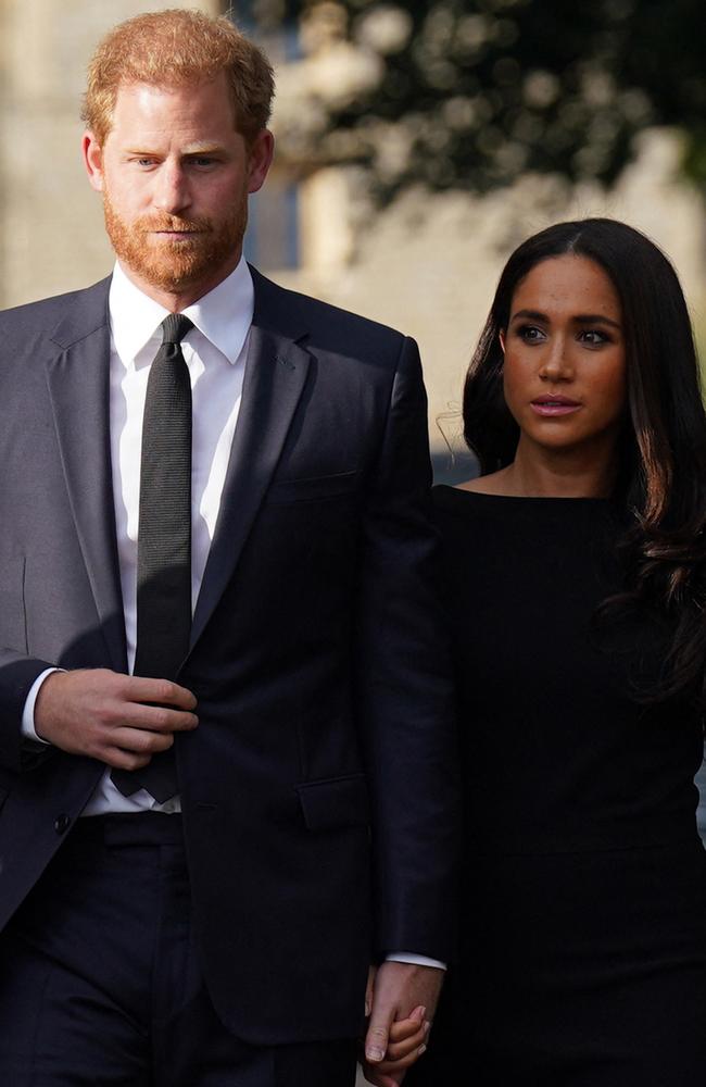 Harry will attend the King’s coronation without Meghan. Picture: Kirsty O'Connor/AFP