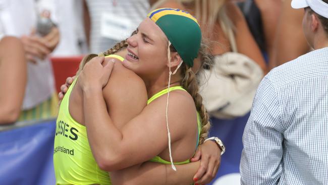 Avoca's Natalie Drobot after her great win at the Aussies.