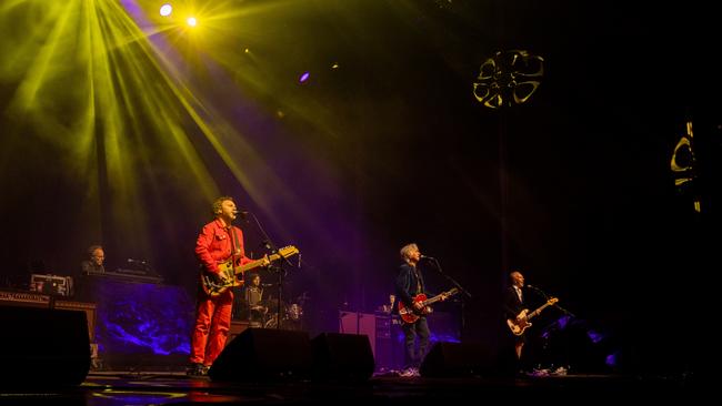 Crowded House closing the festival on Sunday. Picture: Topbunk