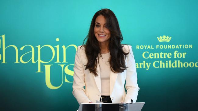 Kate’s latest initiative has flexed her royal power. Picture: Daniel Leal/Pool/AFP