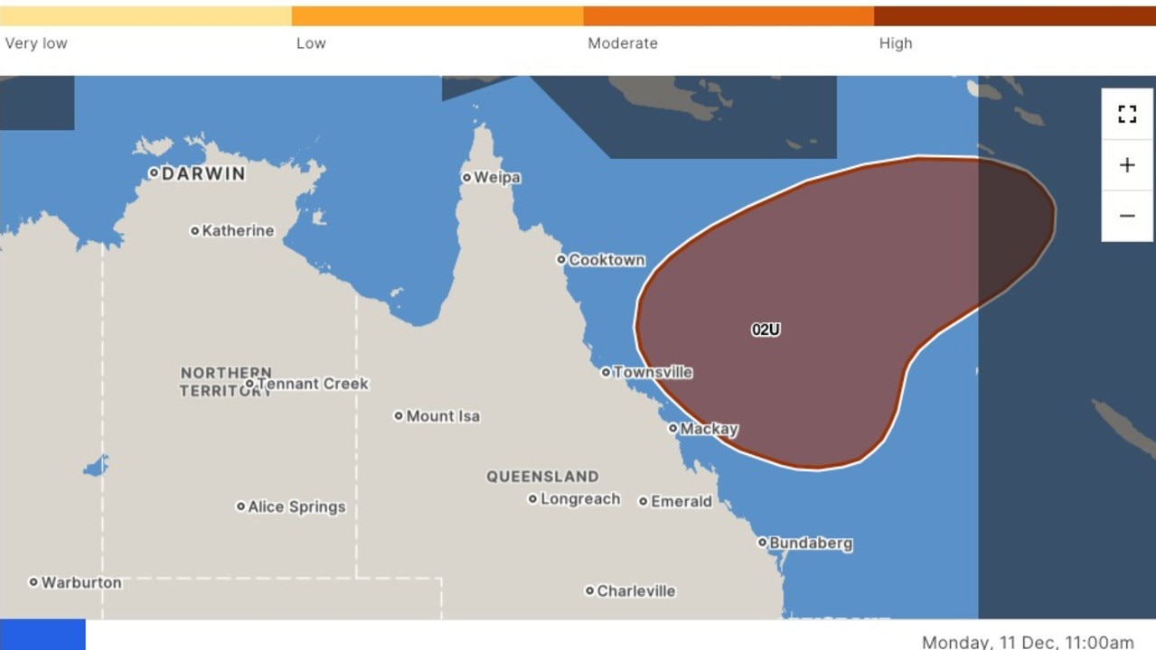 It’s too early to say whether the cyclone will hit Queensland. Picture: