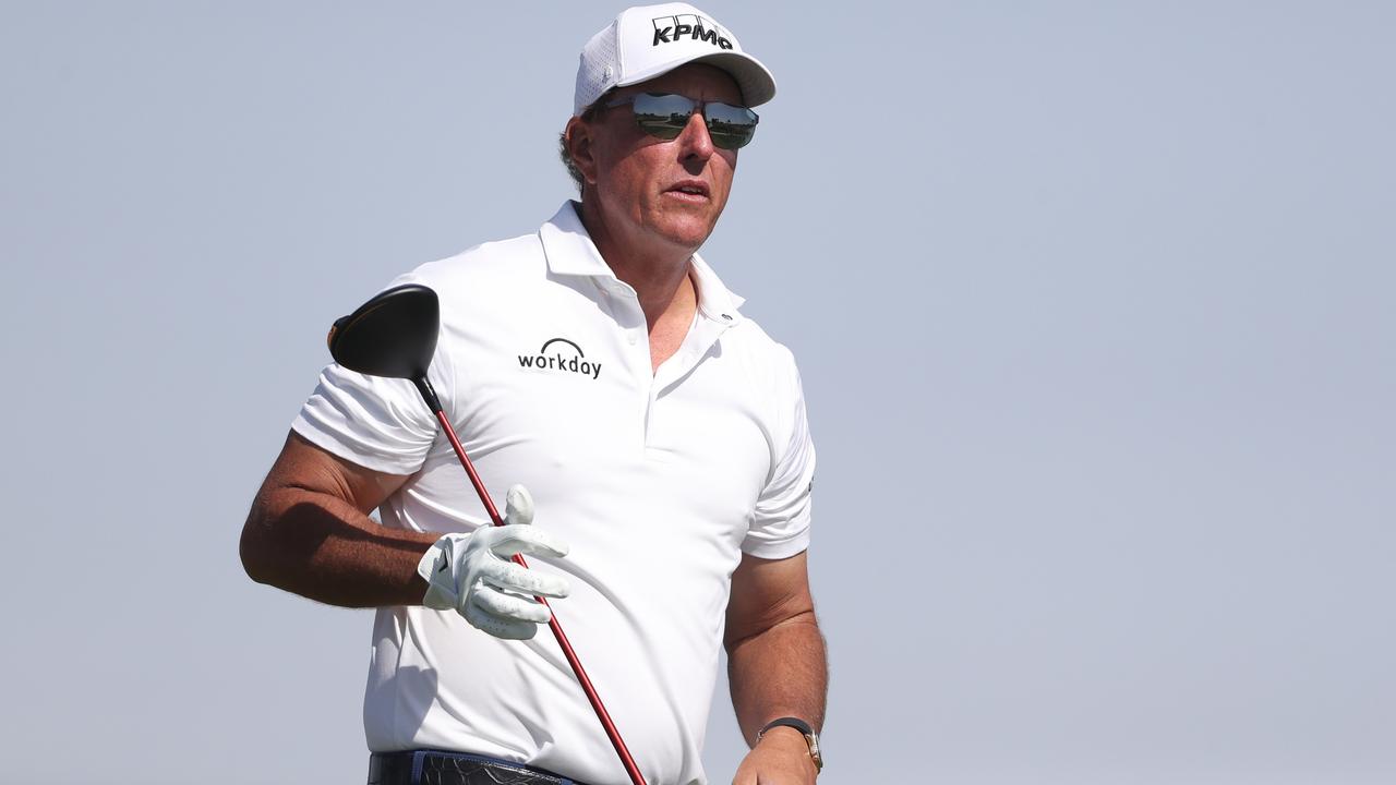 Phil Mickelson caused a firestorm. (Photo by Oisin Keniry/Getty Images)