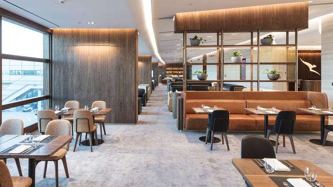 The exclusive Qantas Chairman’s Lounge in Brisbane. Picture: Supplied.