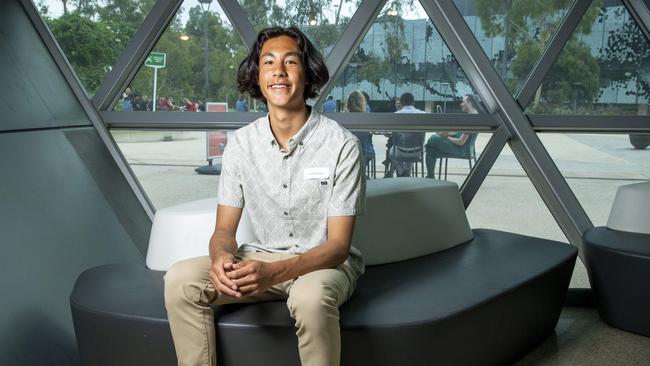 Country recipient Kye McDonald during the Governor of SA Commendations at the SAHMRI building Monday, December, 18,2023. Picture: Mark Brake