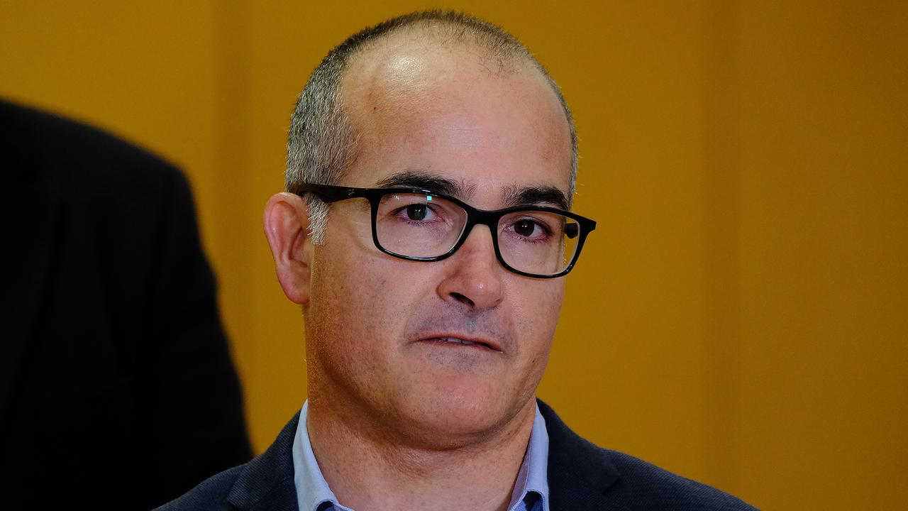 Deputy Premier James Merlino has denied rumours he was planning to retire. Picture: Luis Enrique Ascui