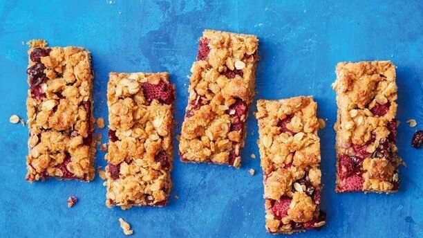 Healthy and delicious muesli bars.