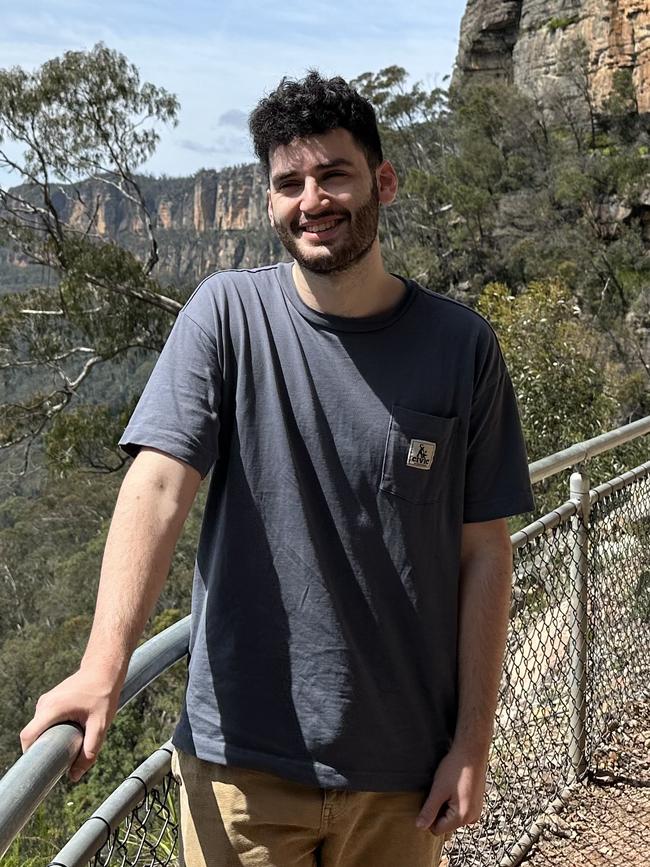 Ben Cohen, 20, was wrongly named as the Bondi Junction attacker with photos of him going viral. Picture: Supplied