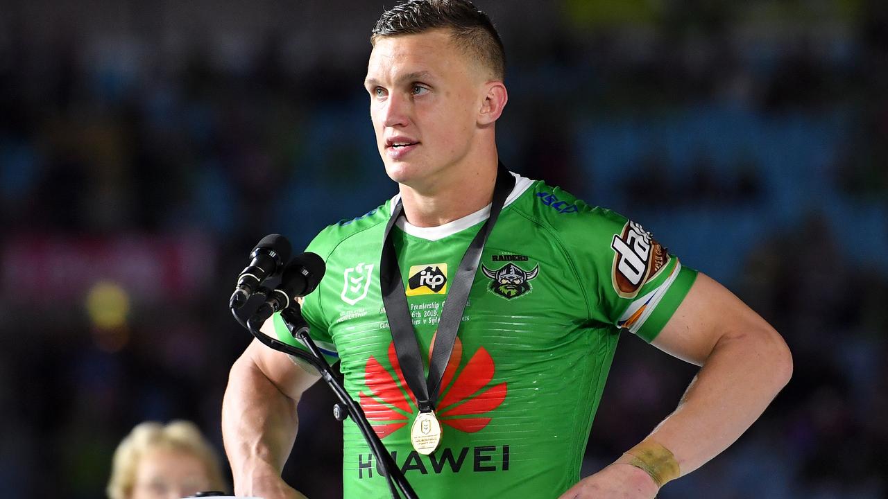 Jack Wighton was booed as he received the medal.