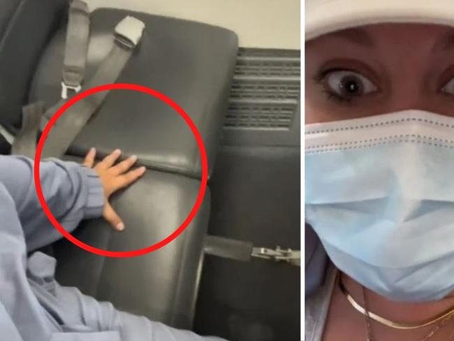 Woman’s plane seat debacle divides