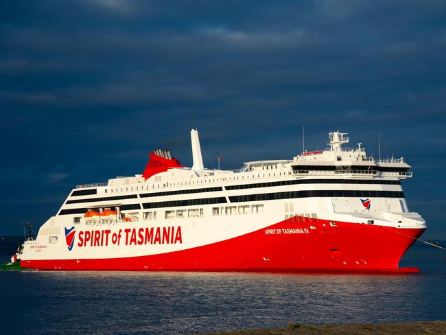 Alamy Live News. 2YRB6W8 Leith, Edinburgh, Scotland, UK.  3rd December, 2024.  The newly built Spirit of Tasmania IV passenger ferry arrives at Port of Leith to be. Mothballed for up to two years. The 212m-long dual-fuel  ferry will be stored at Port of Leith because it is too large to fit the existing berths in the Australian city of Devonport. It was moved from it?s shipyard in Finland because of winter pack ice. The controversy has been politicians resign and is being called the biggest State scandal in a decade.  Iain Masterton/Alamy Live News This is an Alamy Live News image and may not be part of your current Alamy deal . If you are unsure, please contact our sales team to check.