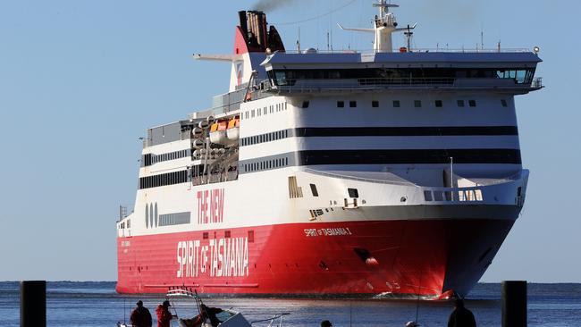 The Spirit of Tasmania vessels carried more than 430,000 passengers last financial year. Picture: CHRIS KIDD