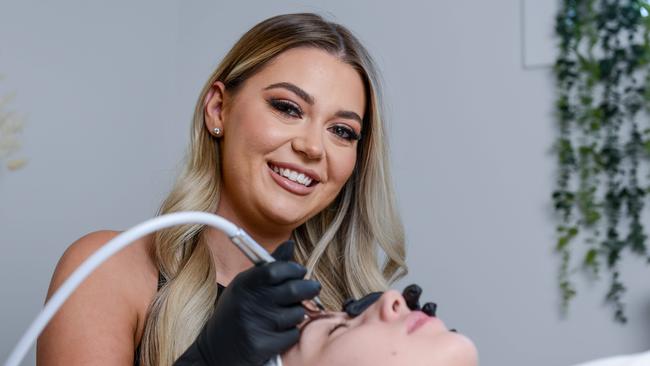 Alisha Pertini of That Beauty Lounge has won the best beauty therapist vote. Picture: Brenton Edwards