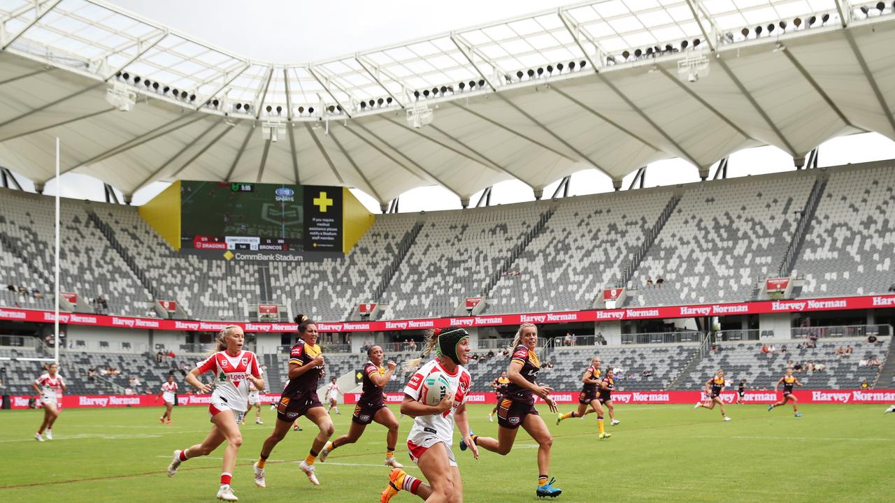 The Dragons came close ending Brisbane’s unbeaten streak. Picture: Matt King/Getty