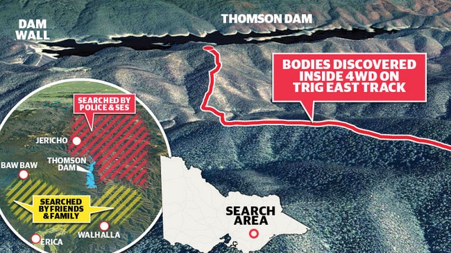 Where the missing campers were found.