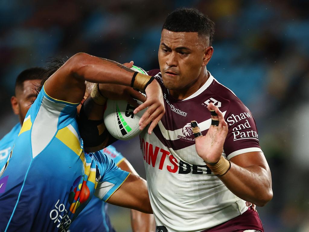 Haumole Olakau’atu is firmly in the frame to start for NSW. Picture: Chris Hyde/Getty Images