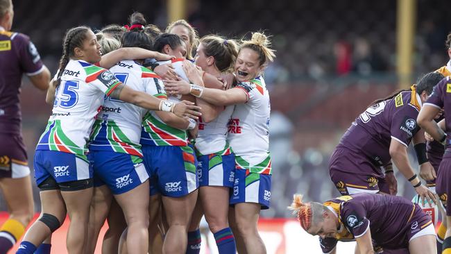 It’s Brisbane’s first NRLW defeat. AAP Image/Craig Golding.