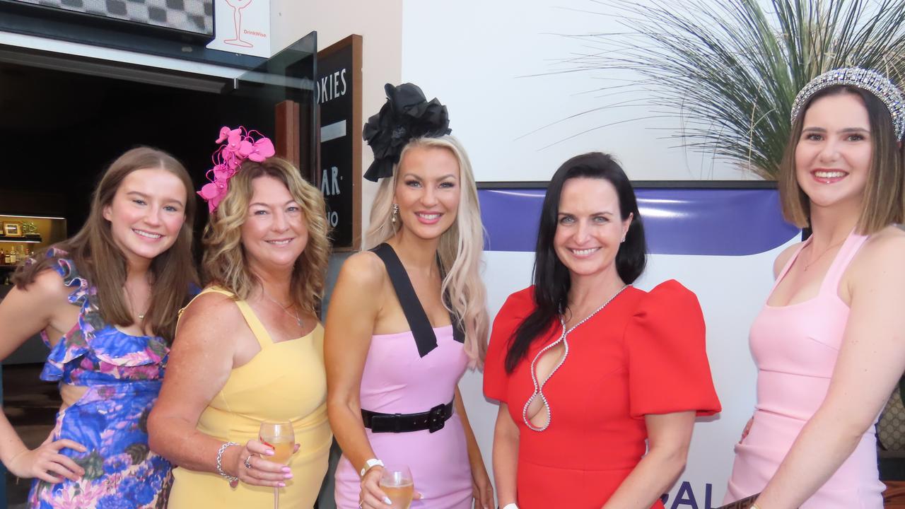 Iona, Elisa, Nicole, Leanne and Milly from Women's Legal Service Queensland at The Normanby Melbourne Cup event.