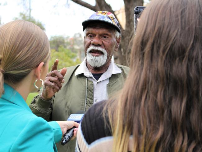 Robin Japanangka Granites will be among the elders to share insights on Warlpiri culture and law with the Territory Coroner in Yuendumu. Picture: Jason Walls