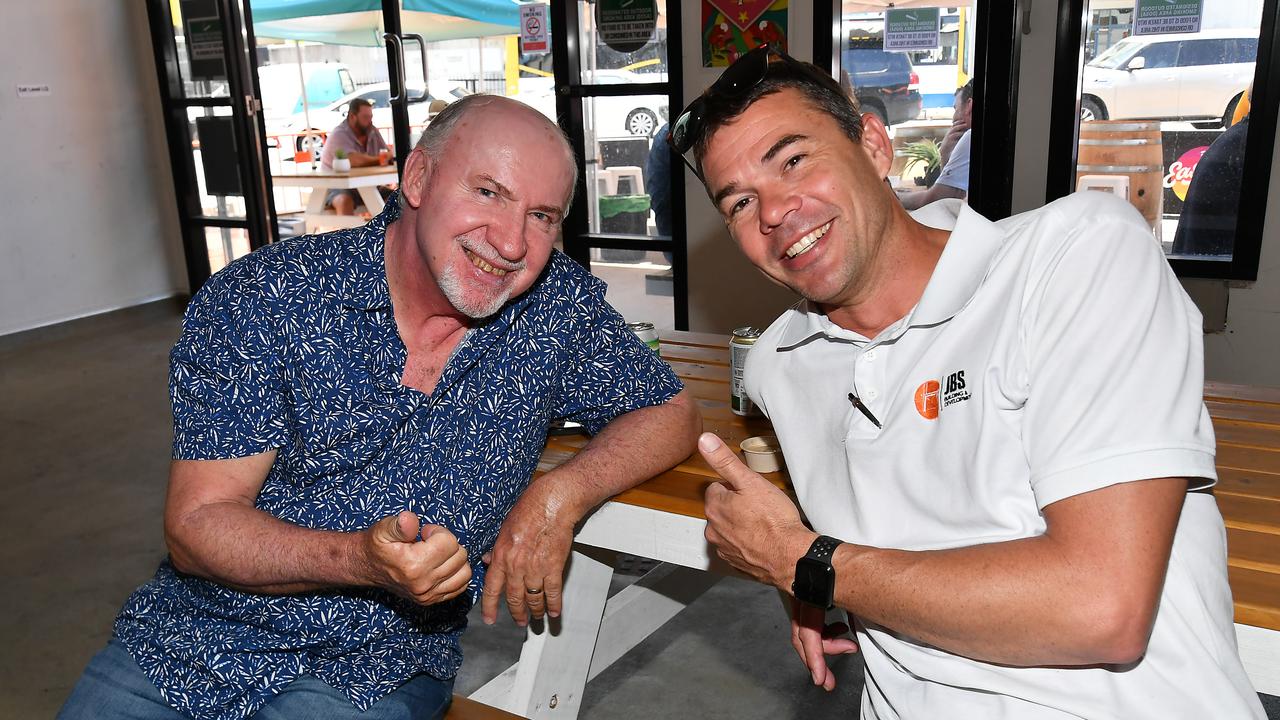 People at Easy Times Brewing ahead of day one of the Gabba Test vs. the West Indies. Thursday January 25, 2024. Picture, John Gass