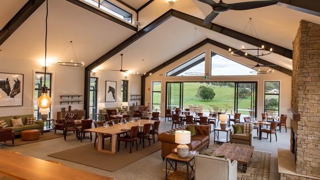 The dining room at The Paddock inside Beechmont Estate.