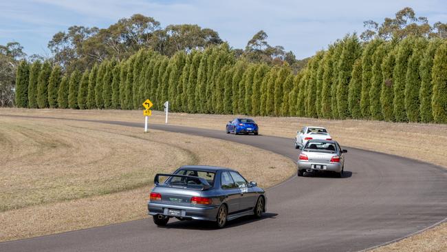 Classic WRX models feel light and agile compared to new cars.