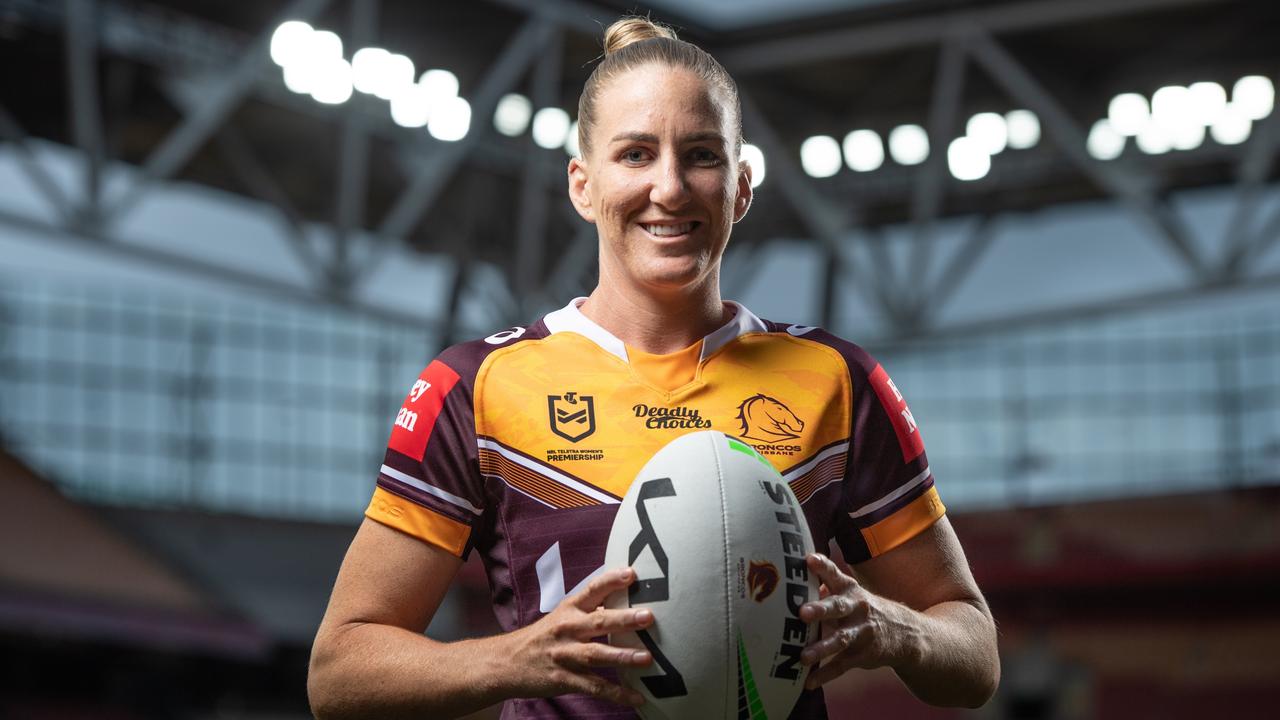 Brisbane Broncos, Origin and Australian captain Ali Brigginshaw has vowed to stayed with the Valley Diehards. Picture: Brad Fleet